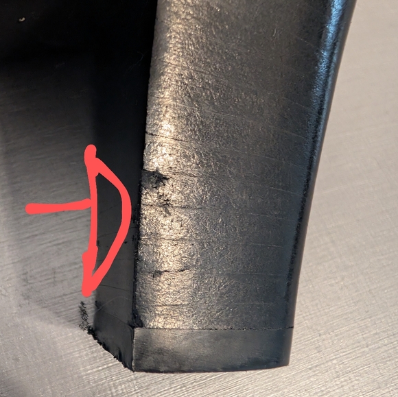 AEROSOLES GENE LAND Brown Slip On  Block Heel Loafer Shooties Boots Shoes 7.5 M - Picture 10 of 13